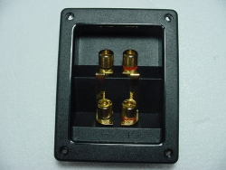 Dual Gold Plated Bi-wire Terminal - Product Image